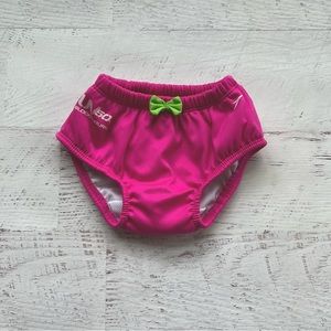 Size Small pink Speedo swim diaper. Absorb and toddler swim diaper